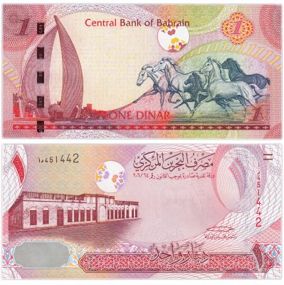 купить Бахрейн 1 динар 2006 год (Pick 26a)