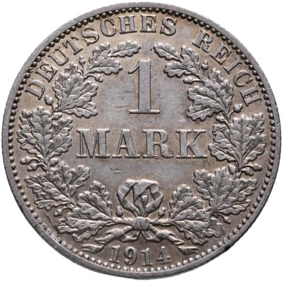 купить Германия 1 марка (mark) 1914 A знак монетного двора: "A" - Берлин