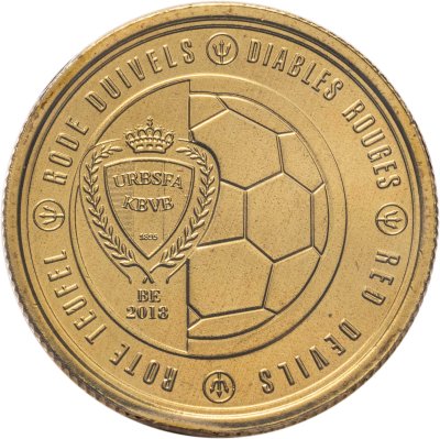 купить Бельгия 2,5 евро 2018 "Красные дьяволы" в буклете