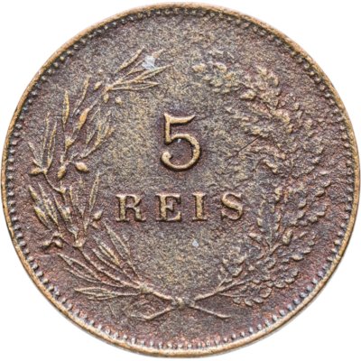 купить Португалия 5 реалов (рейс, reis) 1906