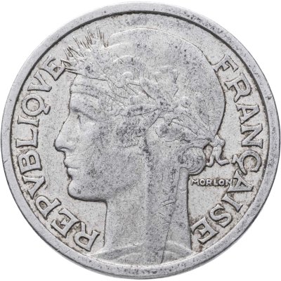 купить Франция 2 франка (francs) 1947 без отметки монетного двора