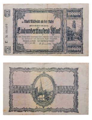 купить Германия 100000 марок 1923