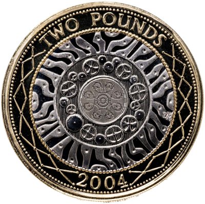 купить Великобритания 2 фунта (pounds) 2004