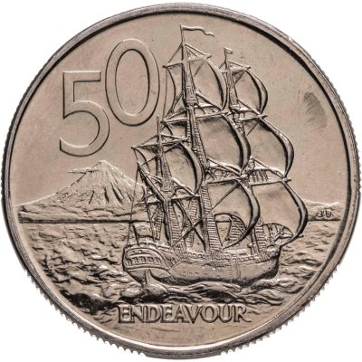 купить Новая Зеландия 50 центов (cents) 1973