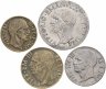 Купить Италия набор монет 5,10,20 чентезимо и 1 лира 1940-1941