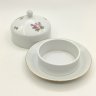 Купить Масленка, украшенная изображением роз, фарфор, деколь, золочение, Colditz (Кольдиц), ГДР, 1970-1980 гг.