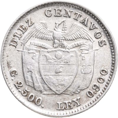купить Колумбия 10 сентаво (centavos) 1941
