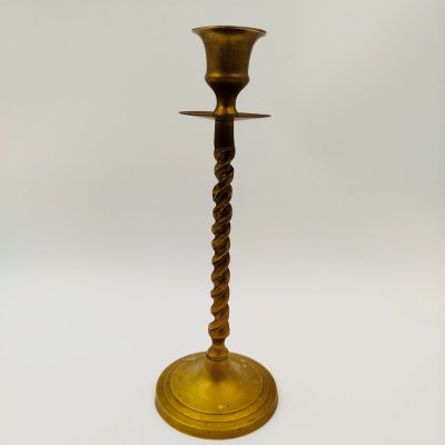 купить Подсвечник с витой ножкой, латунь, Индия, 1970-1990 гг.