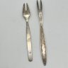 Купить Набор из 2 вилок для лимона (подбор), мельхиор (медь-никель), СССР, 1960-1980 гг.