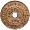 Купить Родезия и Ньясаленд  1/2 пенни (penny) 1958