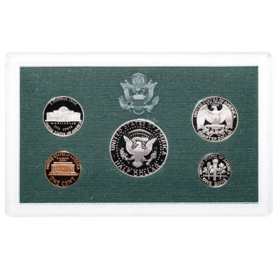 купить США, официальный набор 5 разменных монет 1998 года Proof в футляре