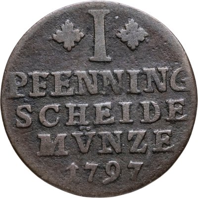 купить Брауншвейг-Вольфенбюттель 1 пфенниг 1797
