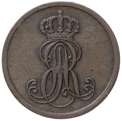 купить Германия, Ганновер 1 пфенниг 1850 B