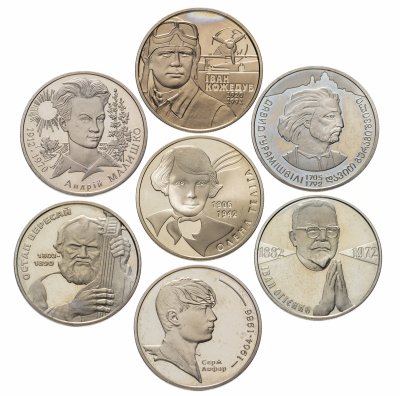 купить Украина набор из 7 монет 2003-2010