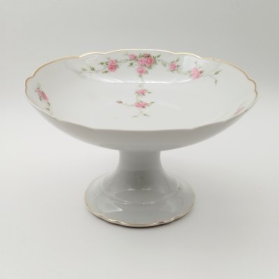 купить Фруктовница, украшенная изображением роз, фарфор, деколь, золочение, Западная Европа, 1900-1920 гг.