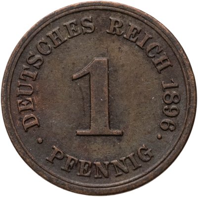 купить Германия 1 пфенниг 1896 G