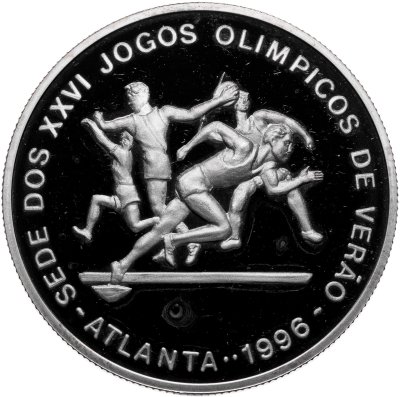 купить Сан-Томе и Принсипи 1000 добр (dobras) 1996 "XXVI летние Олимпийские Игры, Атланта 1996 - Легкая атлетика"