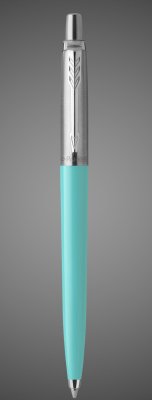 Купить Шариковая ручка Parker Jotter K60, цвет мятный (Tiffany),стержень: M, цвет чернил: blue в подарочной коробке, Металлы: нержавеющая сталь, пластик, 2026 г.