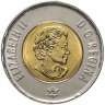 Купить Канада 2 доллара 2017 "Северное сияние" (цветная)