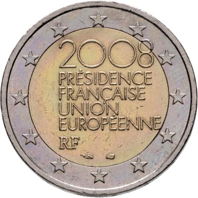 купить Франция 2 евро 2008 "Председательство Франции в Европейском Союзе"