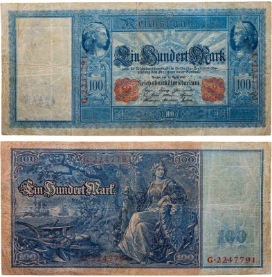 купить Германия 100 марок 1910