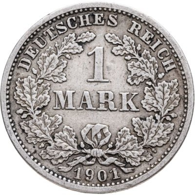 купить Германия 1 марка (mark) 1901 D знак монетного двора: "D" - Мюнхен