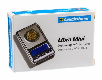 купить Карманные электронные весы LIBRA MINI 100. Leuchtturm, 344222 (точноcть 0,01 г, предел 100 г)