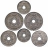 Купить Бельгия набор монет 1910-1932 (6 штук) Альберт I