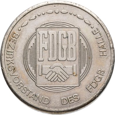 купить Германия ГДР жетон "Объединение свободных немецких профсоюзов. Галле"