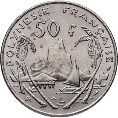 купить Французская Полинезия 50 франков (francs) 1975