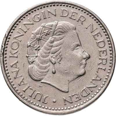 купить Нидерланды 1 гульден (gulden) 1977