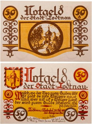 купить Австрия нотгельды 50 пфеннигов 1922