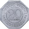 Купить Германия (Нюрнберг) нотгельд  20 пфеннигов 1921 "Дом Топплера" трамвайный жетон