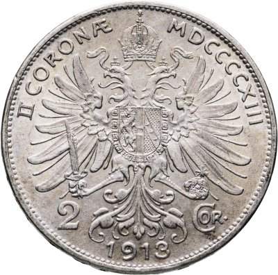 купить Австрия 2 кроны (corona) 1913