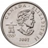 Купить Канада 25 центов (cents) 2007 'XXI зимние Олимпийские Игры, Ванкувер 2010 - Хоккей"