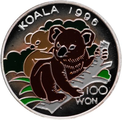купить Северная Корея 100 вон, 1996 Коала