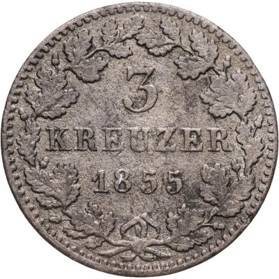 купить Бавария 3 крейцера 1855