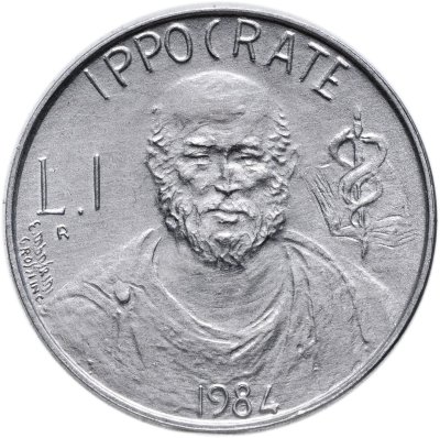купить Сан-Марино 1 лира (lira) 1984 "Учёные"