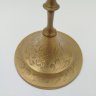 Купить Подсвечник на три свечи, украшенный растительным декором, латунь, резьба, Индия, 1970-1990 гг.