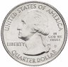Купить США 1/4 доллара (25 центов, квотер) 2018 D —"Национальные парки - острова Апостол" (42-й парк), знак монетного двора: "D" - Денвер