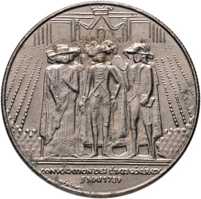 купить Франция 1 франк (franc) 1989 "200 лет Генеральных штатов"