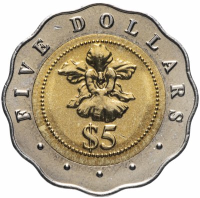 купить Сингапур 5 долларов 1999-2002 случайный год