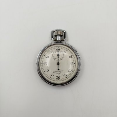 купить Секундомер механический, однокнопочный, металл, пластик, Златоустовский часовой завод, СССР, 1970-1990 гг.