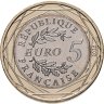 Купить Франция 5 евро 2026 "Знаки зодиака-Водолей" в коинкарте