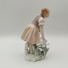 Купить Статуэтка "Девочка-цветочница", фарфор, роспись, Karl Ens (Карл Энс), Германия, 1930-1945 гг.