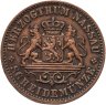 Купить Германия, Нассау 1 крейцер 1862