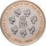 Купить Гибралтар 2 фунта 2026 "100 лет со дня рождения Королевы Елизаветы II"