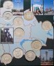Купить Казахстан набор из 16 монет 50 тенге 2011-2016 "Города Казахстана" в буклете