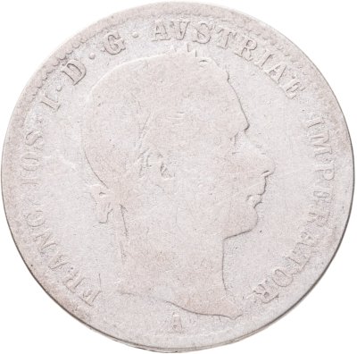купить Австрия 1/4 флорина (florin) 1859 A Маленький орел знак монетного двора "A" - Вена