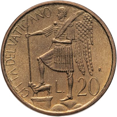 купить Ватикан 20 лир (lire) 1986